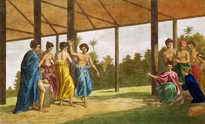 Kaptajn Wallis, ved sin ankomst til O